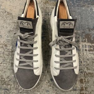 Brand Gray and White Men's Shoes